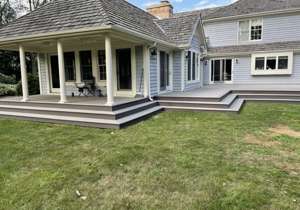 Large Patio Style Deck